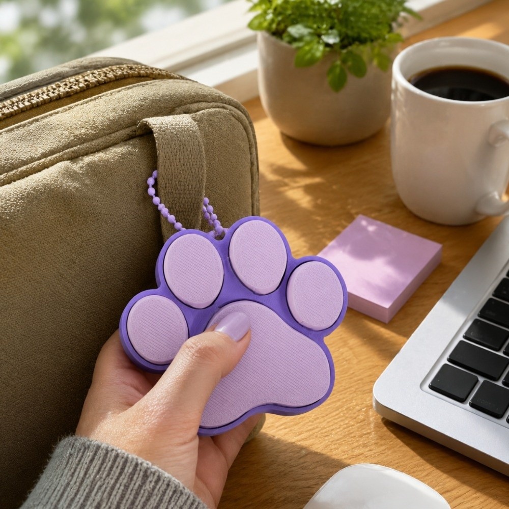 3D Printing Keycaps - 3D Printed Dog Cat Paw Clicker