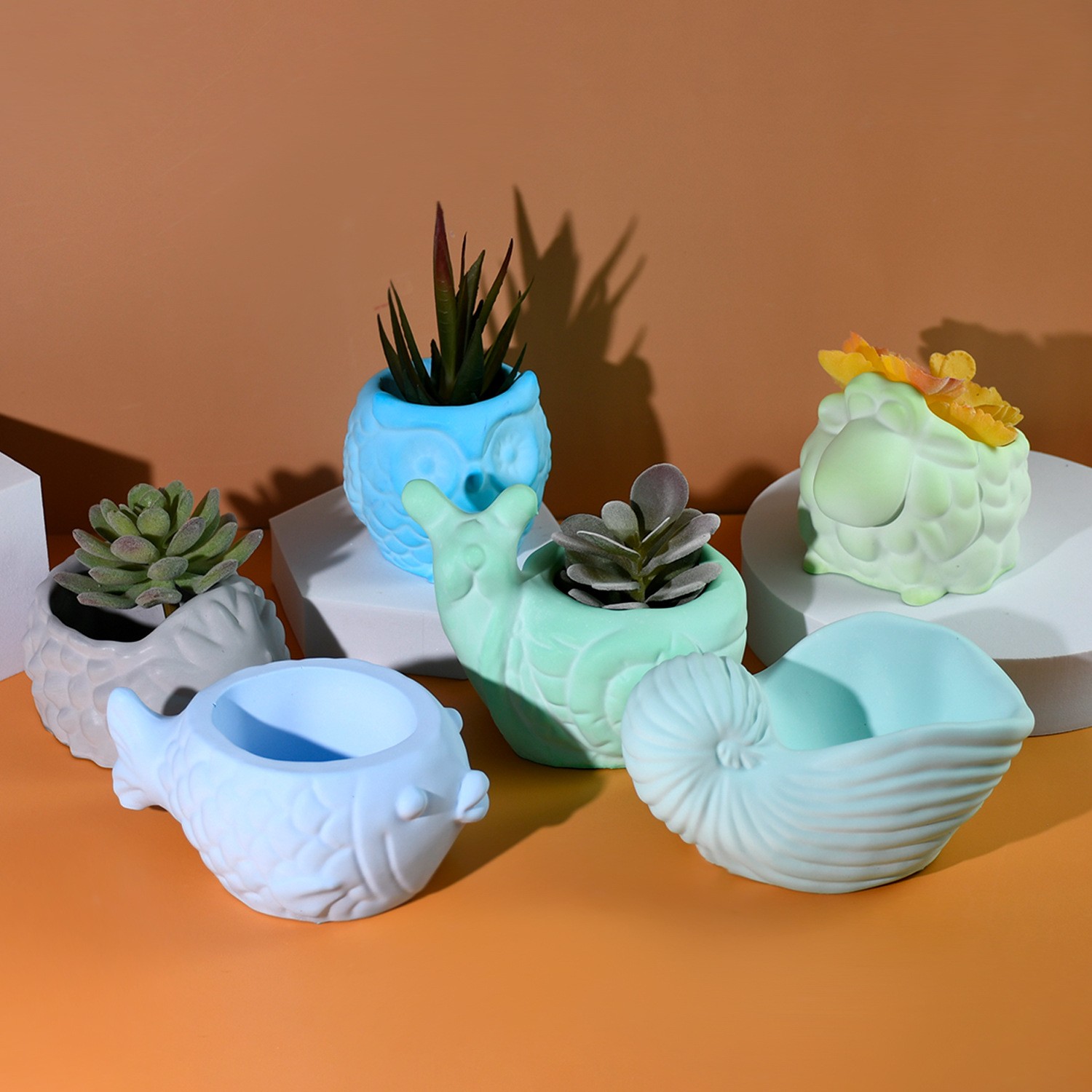 3D Animal Flower Pot Silicone  - огляд і ціна 3D Printing Vase