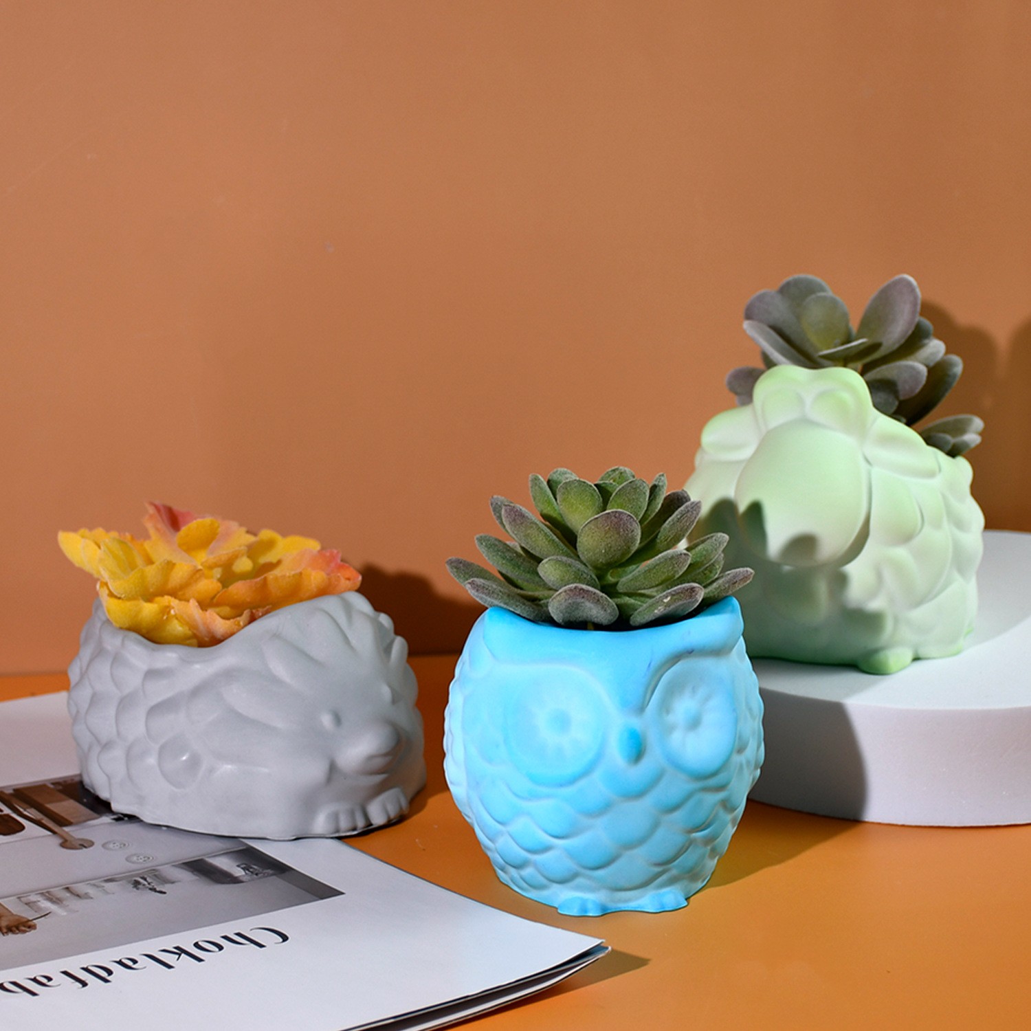 3D Animal Flower Pot Silicone  - огляд і ціна 3D Printing Vase