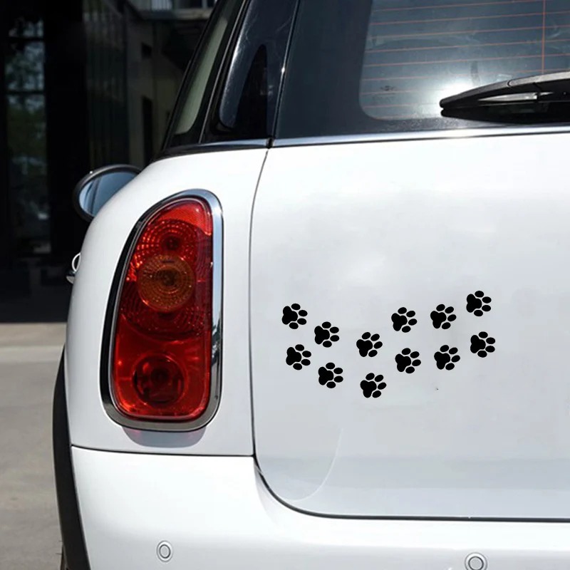 Car Sticker Animal Cat Paw Pri - огляд і ціна 3D Printing Vinyl
