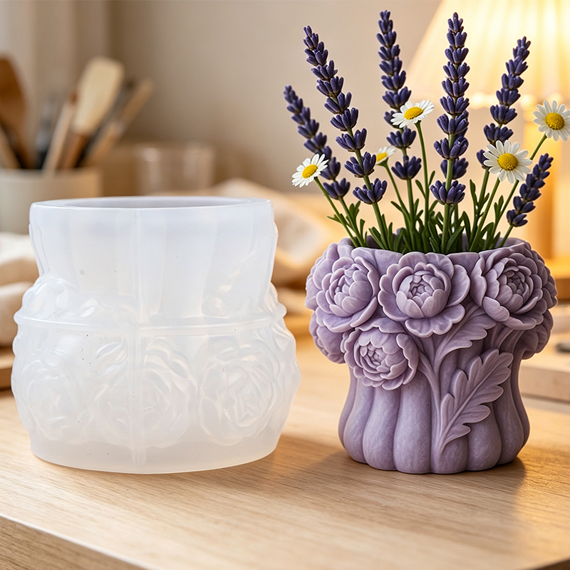 3D Rose Flower Vase Silicone M - огляд і ціна 3D Printing Vase