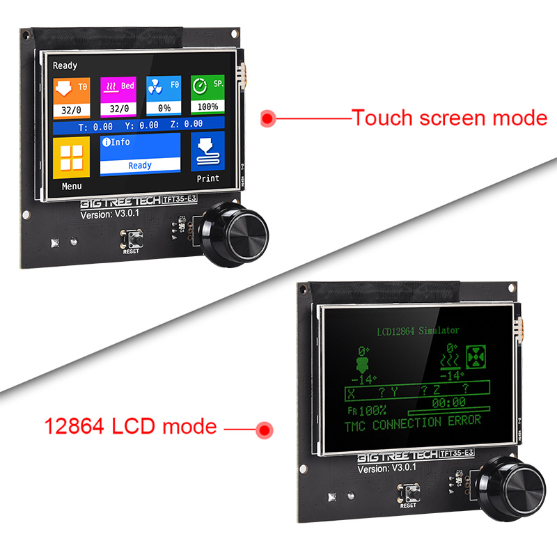 BIGTREETECH TFT35 E3 V3.0 3D P - огляд і ціна Pei Sheet