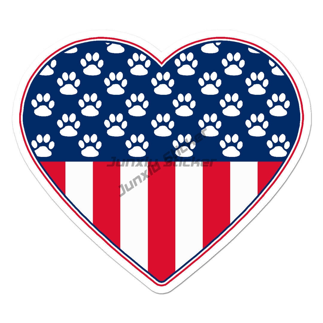 USA Flag Dog Paw Prints Vinyl  - огляд і ціна 3D Printing Vinyl