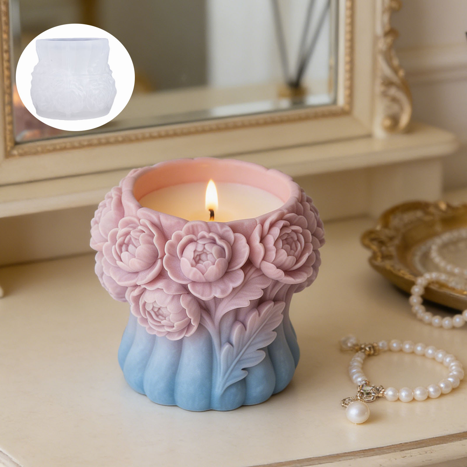 3D Flower Vase Silicone Mold L - огляд і ціна 3D Printing Vase