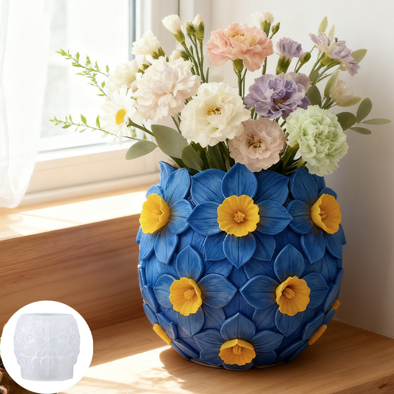 3D Flower Vase Silicone Mold L - огляд і ціна 3D Printing Vase