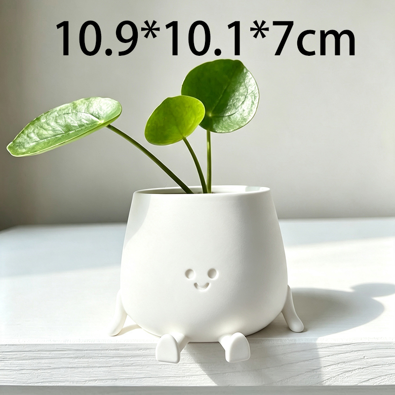 3D Printed Cute Smiley Face Pl - огляд і ціна 3D Printing Vase