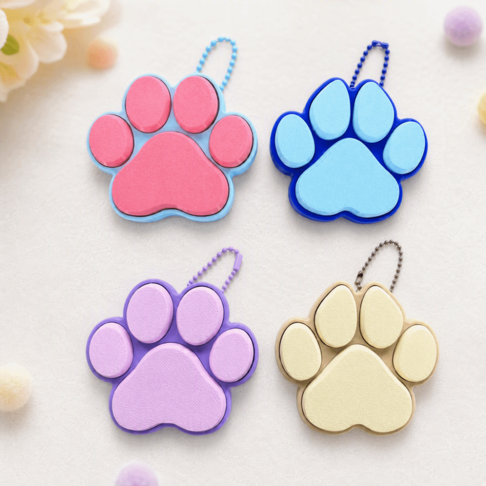 3D Printed Dog Cat Paw Clicker - огляд і ціна 3D Printing Keycaps