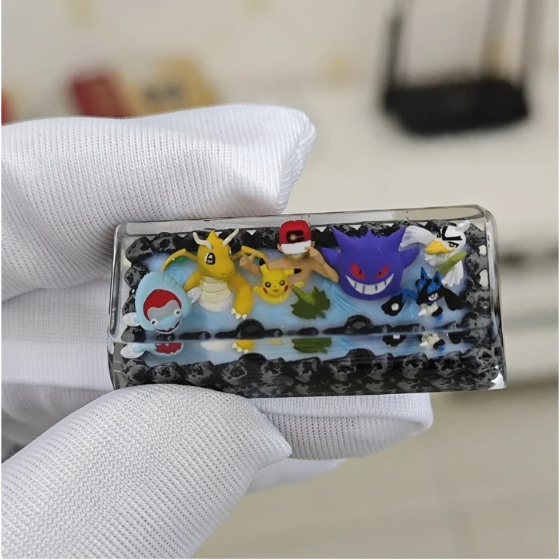 Pokemon Anime Keycaps 1U 1.25U - огляд і ціна 3D Printing Keycaps