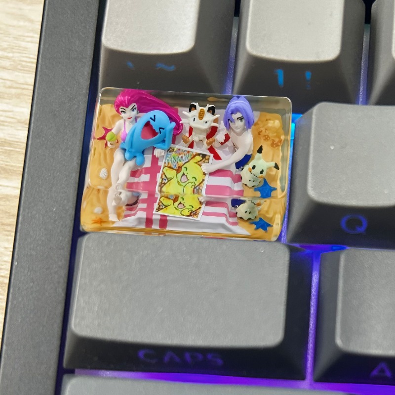 Pokemon Anime Keycaps 1U 1.25U - огляд і ціна 3D Printing Keycaps