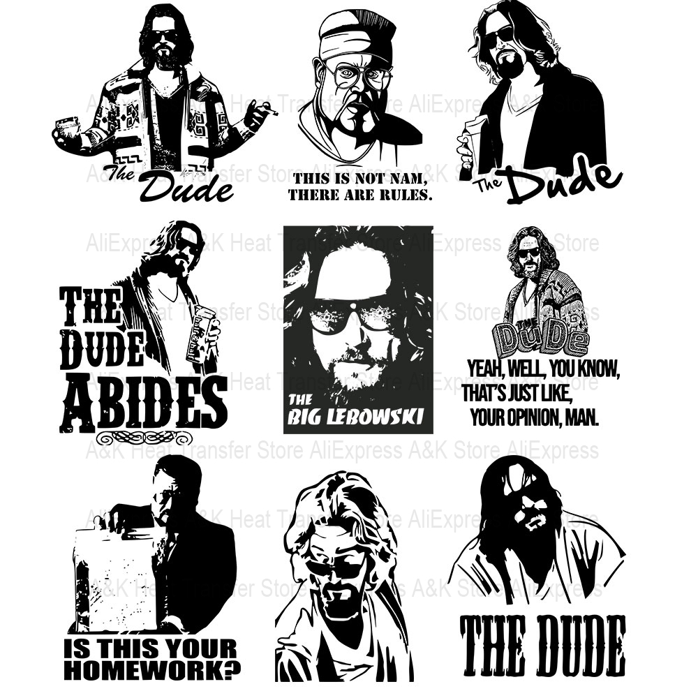 Cool Lebowski Iron On Patch Fo - огляд і ціна 3D Printing Vinyl