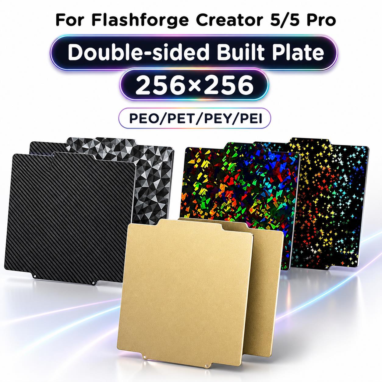 For Flashforge Creator 5 PRO D - огляд і ціна Pei Sheet