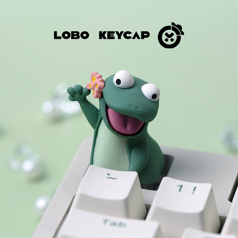 Lobo Keycap Cute Lizard Anime  - огляд і ціна 3D Printing Keycaps
