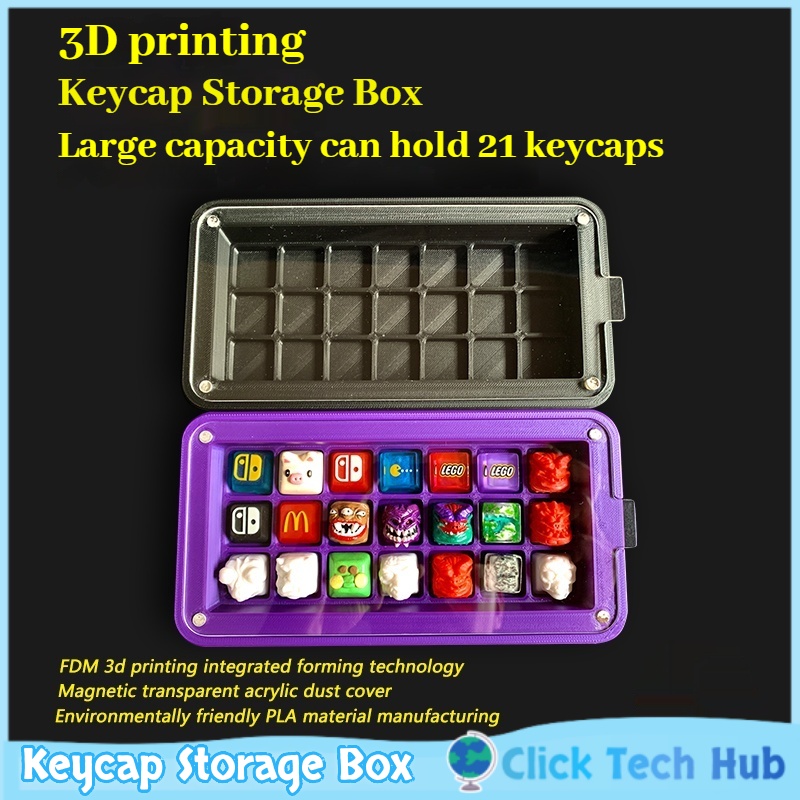 3d Printed Keycap Storage Box  - огляд і ціна 3D Printing Keycaps