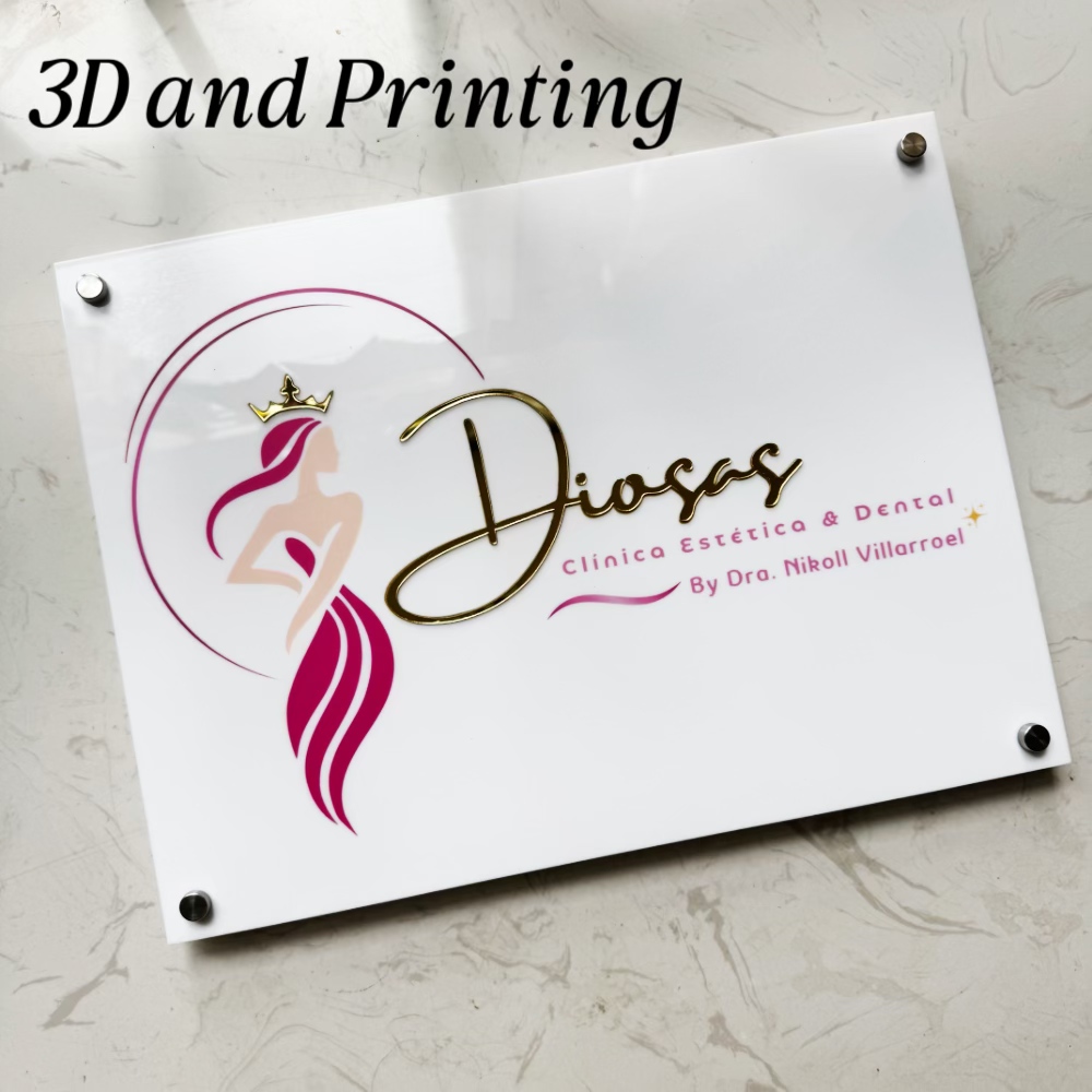 Modern Acrylic White Sign boar - огляд і ціна 3D Printing Qr Code