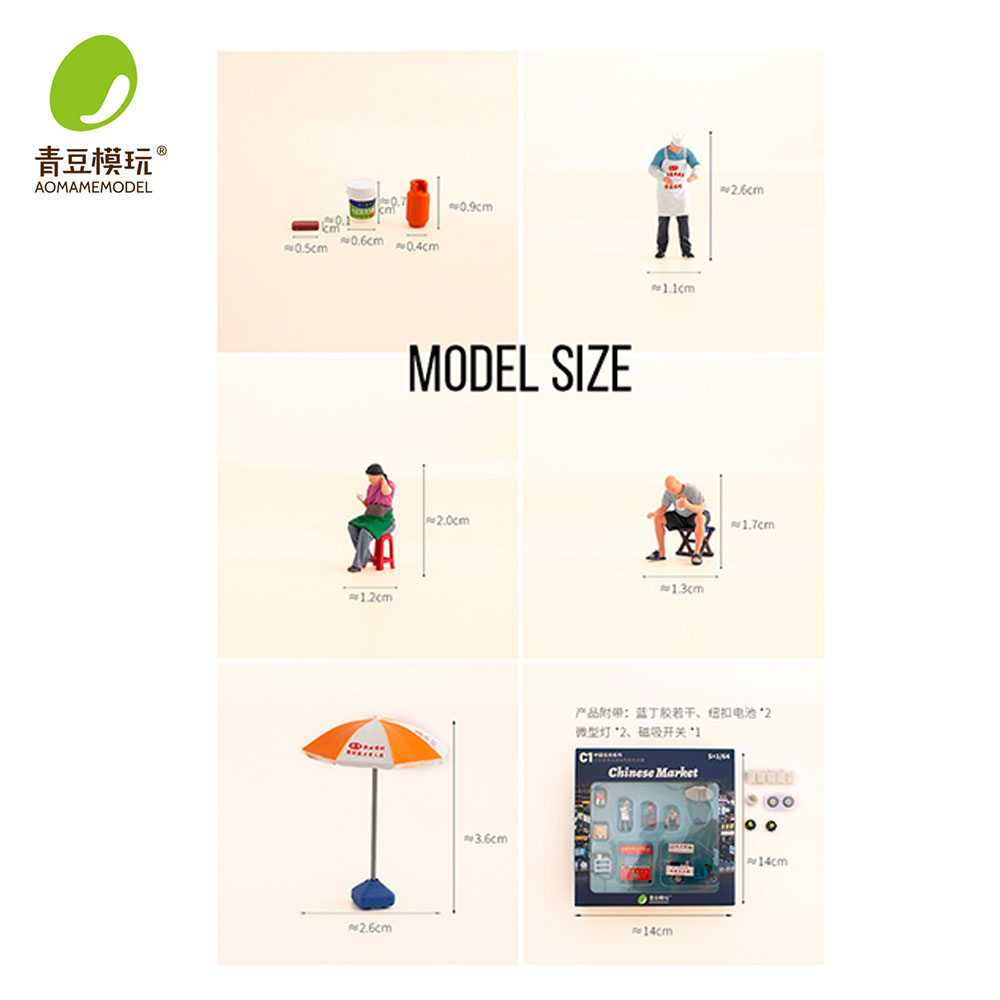 1/64 Night market s Model Kit- - огляд і ціна 3D Printing Article