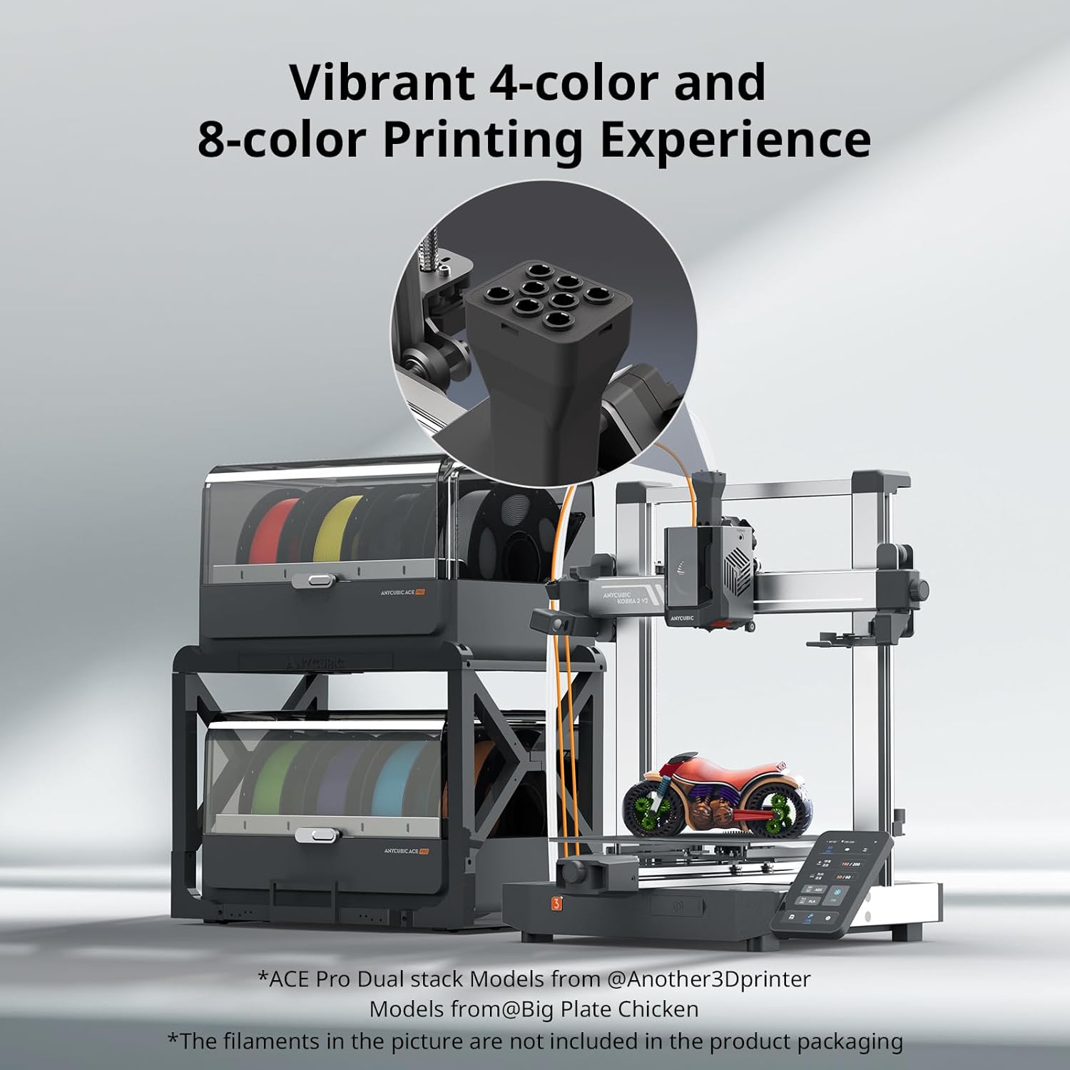 Smart Multicolor Printing for  - огляд і ціна 3D Printing Filament