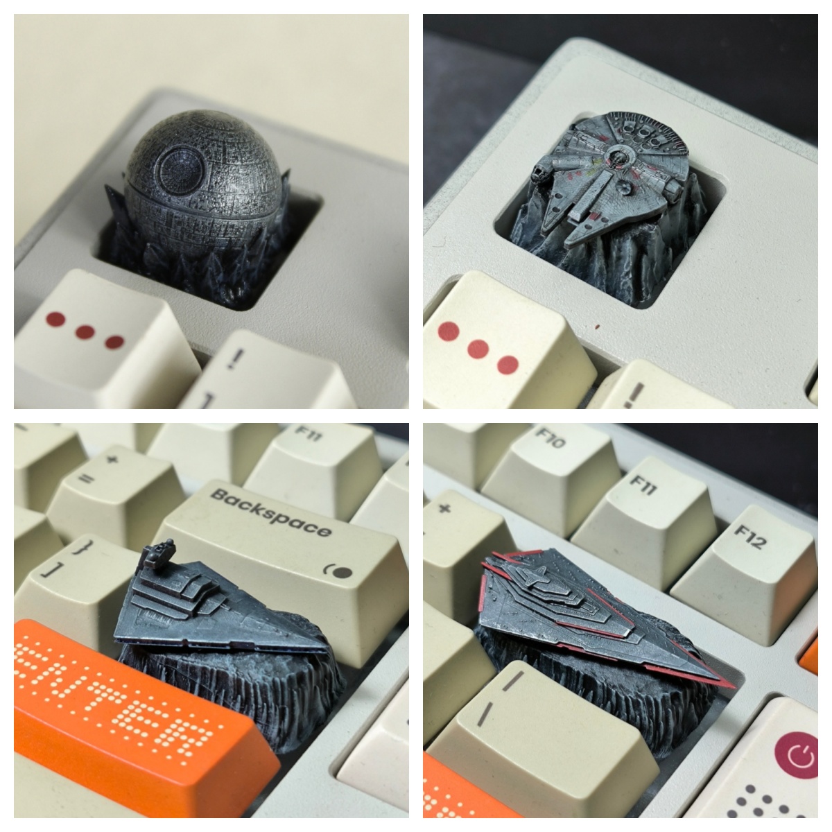 HCY Death Star Artisan Keycap  - огляд і ціна 3D Printing Keycaps