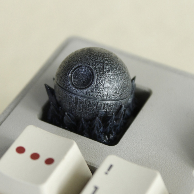 HCY Death Star Artisan Keycap  - огляд і ціна 3D Printing Keycaps