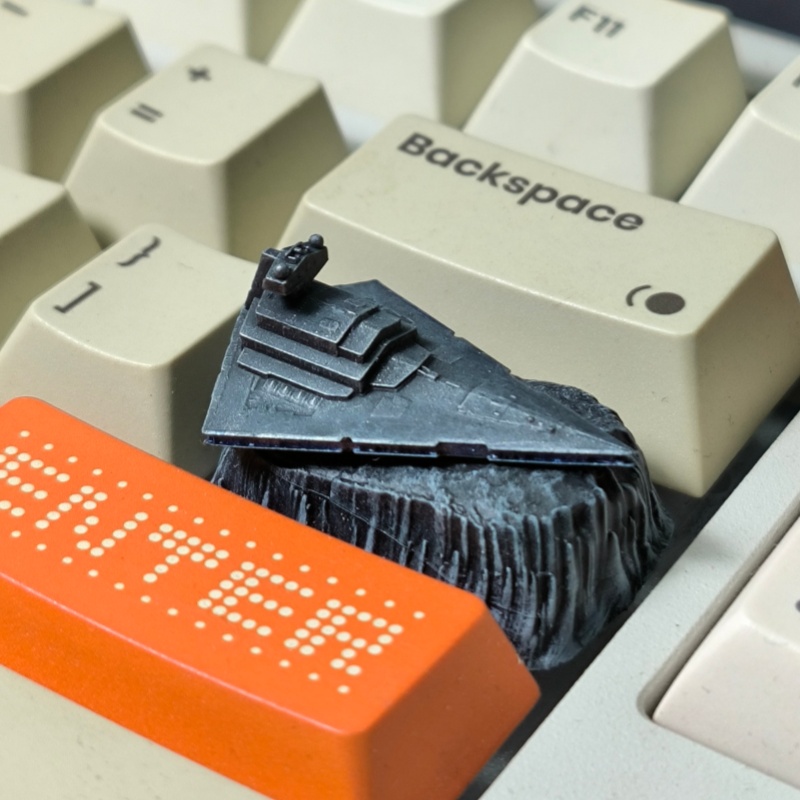 HCY Death Star Artisan Keycap  - огляд і ціна 3D Printing Keycaps