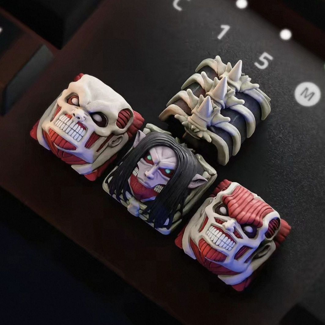 NEW Attack on Titan Co branded - огляд і ціна 3D Printing Keycaps