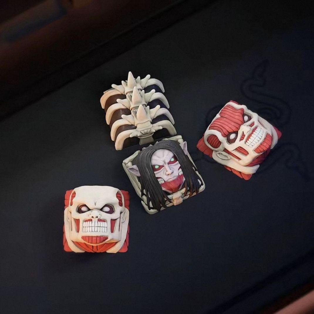 NEW Attack on Titan Co branded - огляд і ціна 3D Printing Keycaps