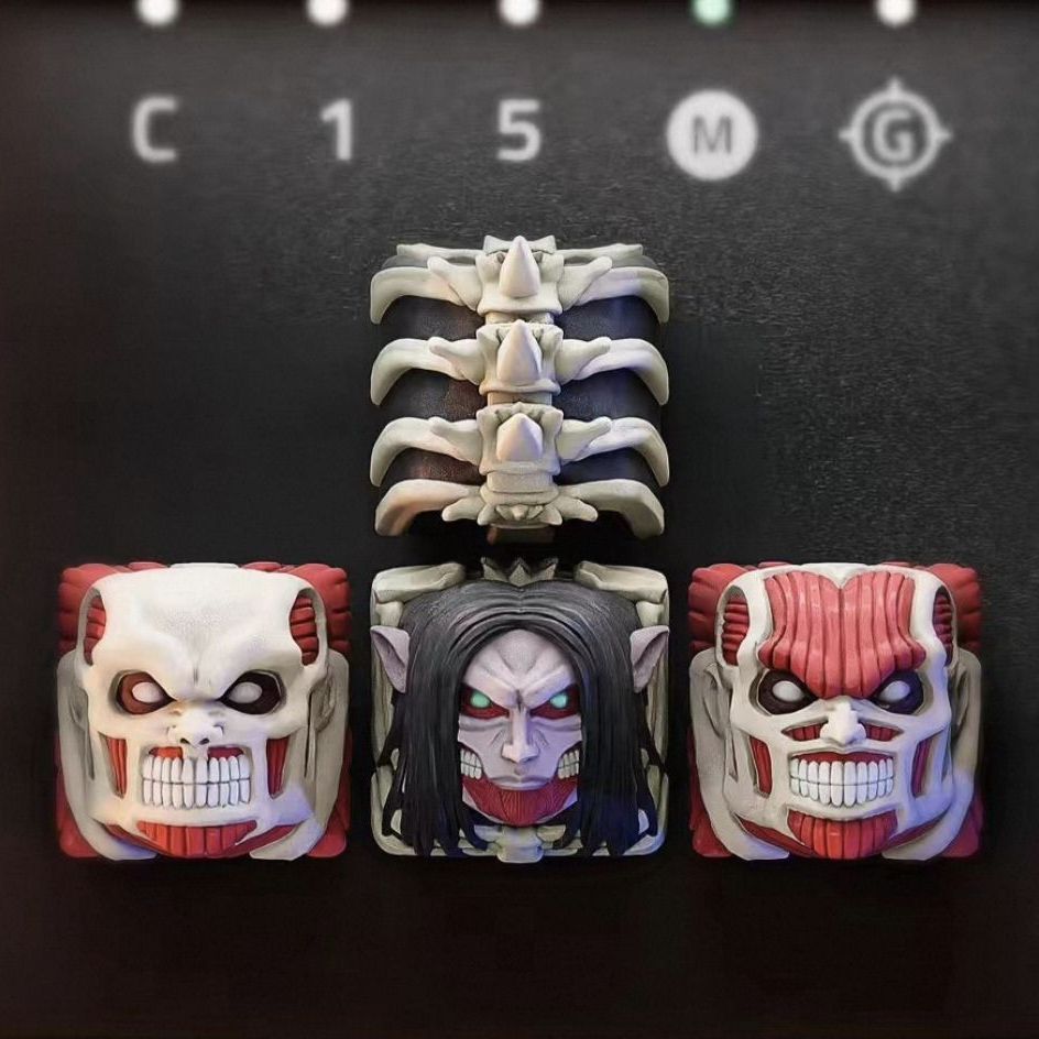 NEW Attack on Titan Co branded - огляд і ціна 3D Printing Keycaps