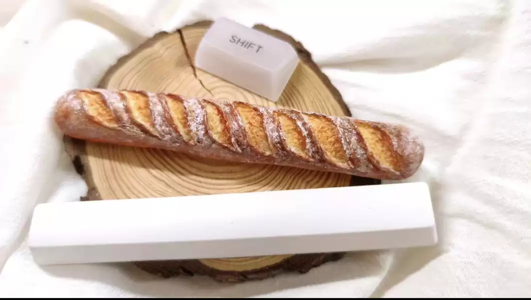 Baguette Food Artisan Spacebar - огляд і ціна 3D Printing Keycaps